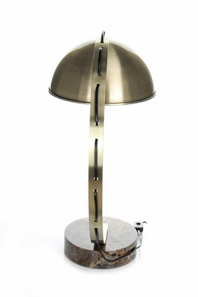 Tischlampe Modern mit Marmorfuss | Wohnzimmer Esszimmer Leuchte