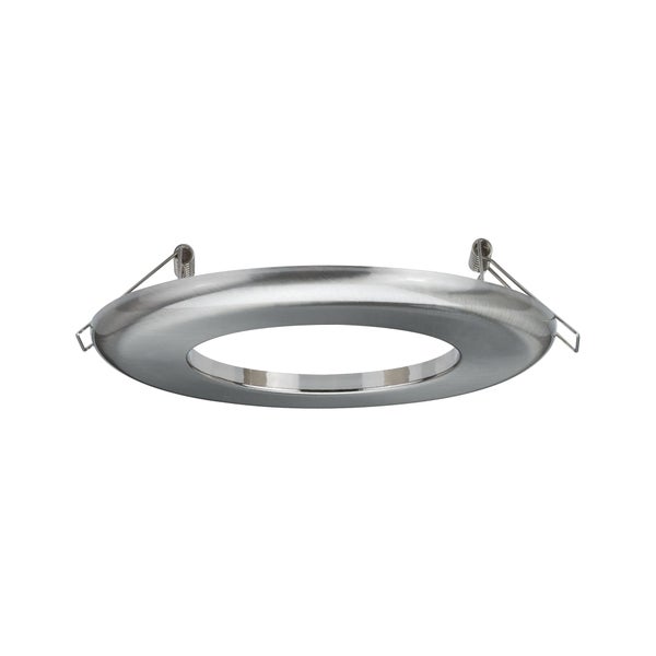 Adapter Einbauleuchten-Einbauadapter Ø 130 mm 130mm Eisen gebürstet
