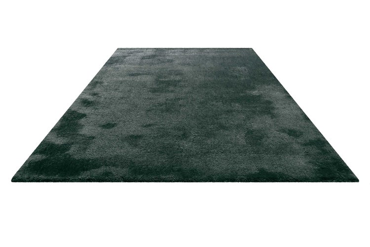Teppich Anthrazit Grün Hochflor Pisa  Homie Living 120x170 cm