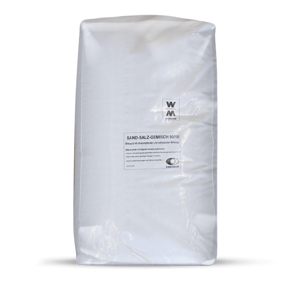 Sand-Salz-Gemisch 90/10 im Sack, Streugut mit abstumpfender und auftauender Wirkung