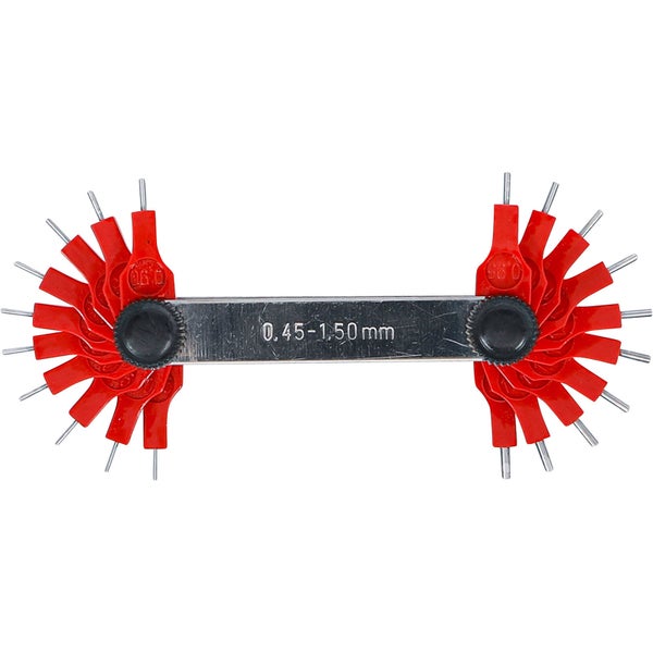 BGS Düsenlehre 0,45 - 1,5 mm 20tlg. - 3041