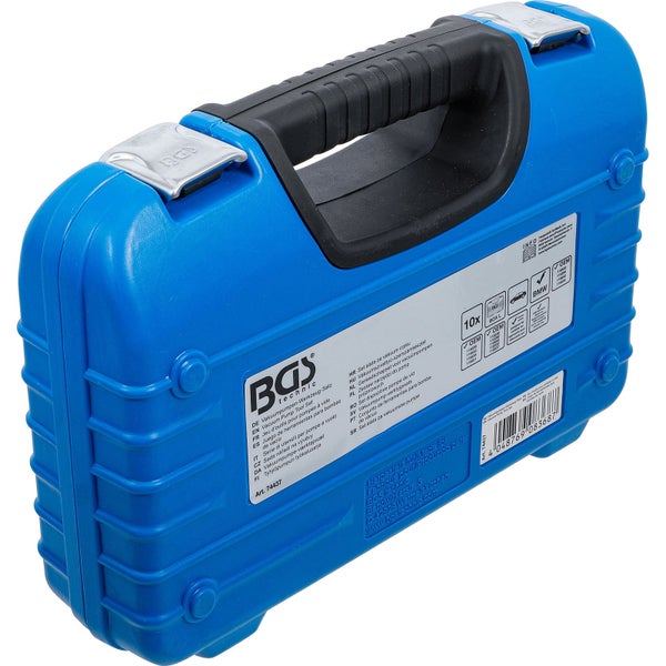 Blauer Werkzeugkoffer für Vakuumpumpen von BGS technic