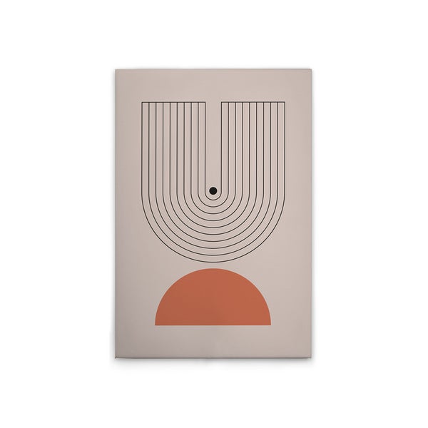 Grafisches Kunstwerk mit geometrischen Formen