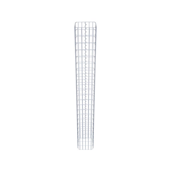 Gabionensäule 27 x 27 cm, MW 5 x 10 cm eckig - Höhe: 2,20 m