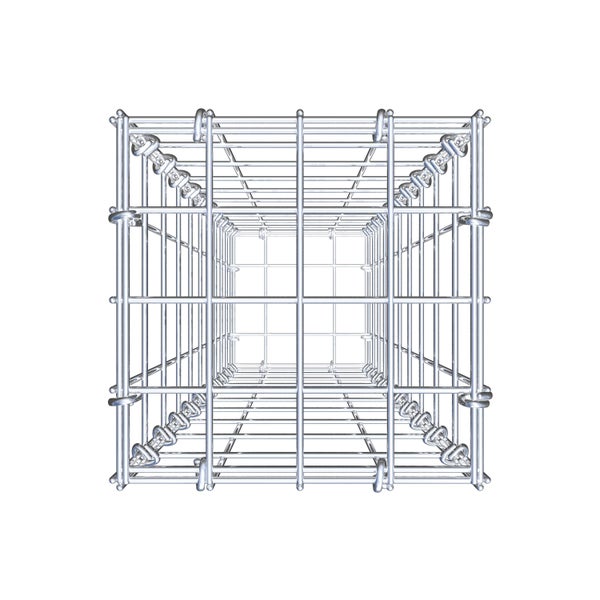 Gabione 100 cm x 20 cm x 20 cm (L x H x T), Maschenweite 5 cm x 10 cm, C-Ring
