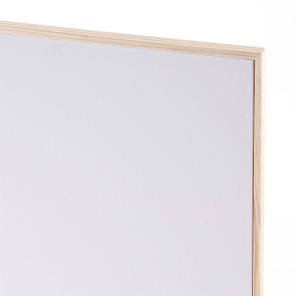 Malgrund + Rahmen 2er Set 60x50 cm (LxB) Schattenfuge, malfertige Panels
