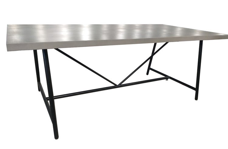 Novum TUBE Esstisch Betontisch 200x100 cm
