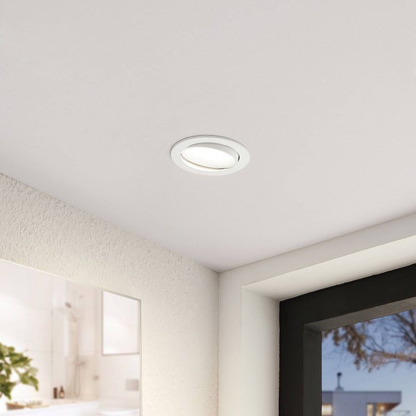 ,schwenkbar (Modern) in Weiß (1 flammig, ) - Strahler Einbauleuchte Deckenleuchte LED Spot Wandleuchte Badezimmerleuchte