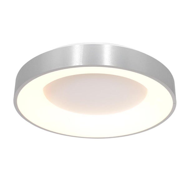 LED Deckenleuchte Ringlede in Silber und Weiß 30W 2800lm