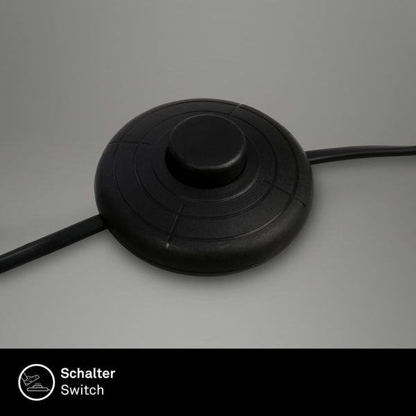 floor light, black, 1xE27/max. 10W