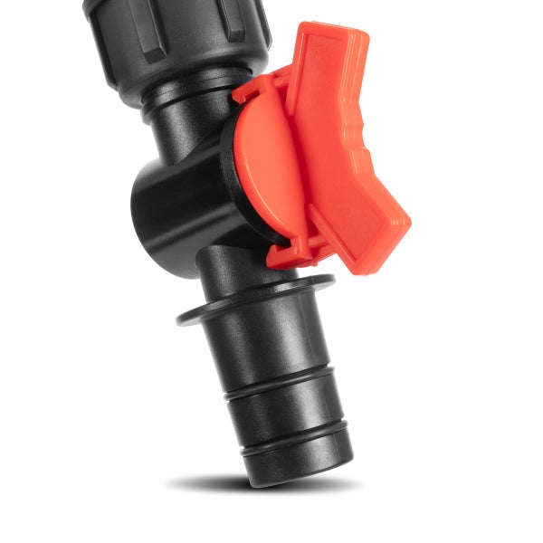 Bewässerungsventil aus Kunststoff mit Hebel