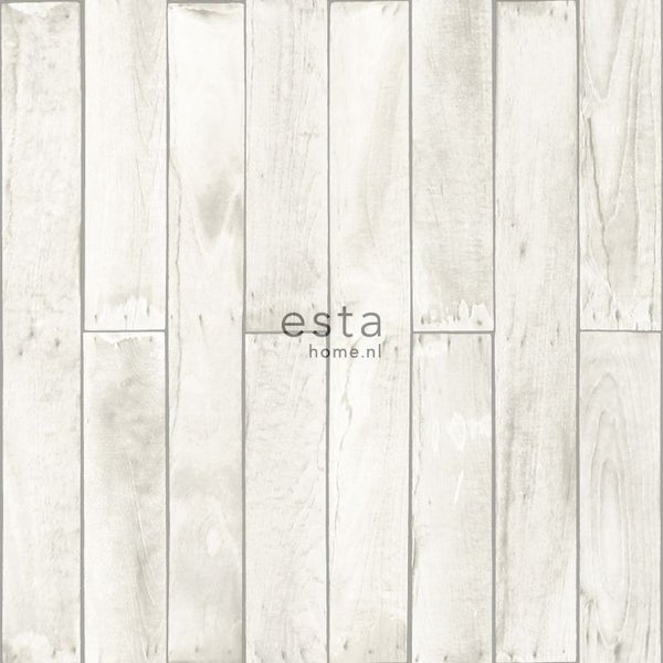 Tapete mit Holzplanken-Optik