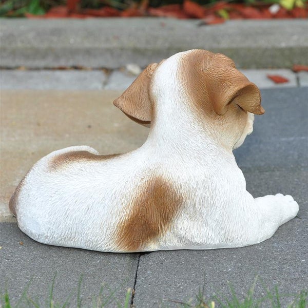 Dekofigur Gartenfigur Jack Russel