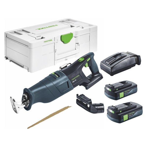 Festool Akku-Reciprosäge mit Zubehör und Transportkoffer