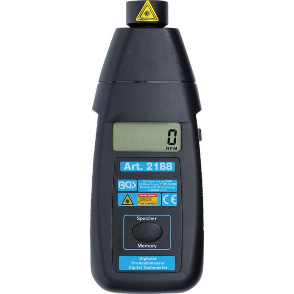 Digitaler Drehzahlmesser zur Messung von Umdrehungen pro Minute