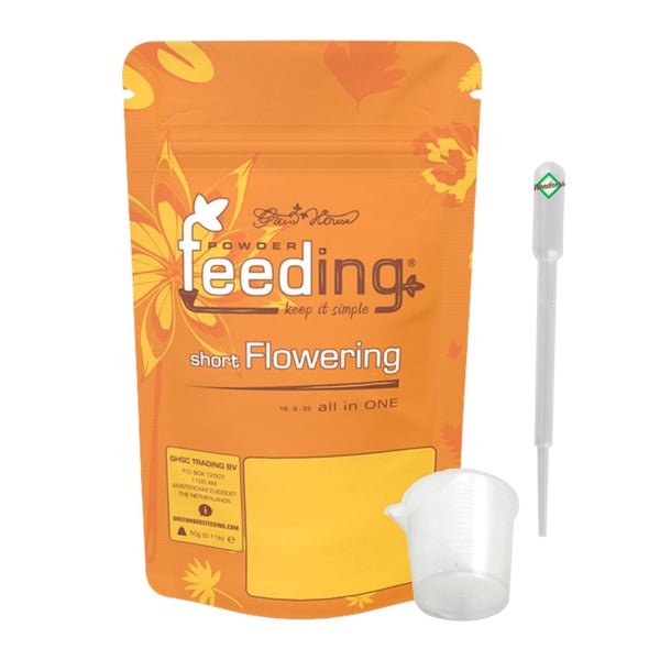 Green House Feeding Short Flowering Dünger 500 g – Für schnellblühende Pflanzen, All-In-One