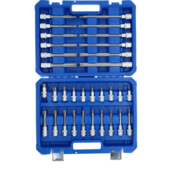 BRILLIANT TOOLS 1/2 Bit-Stecknuss-Satz 32tlg. Torx-Profil - BT022532