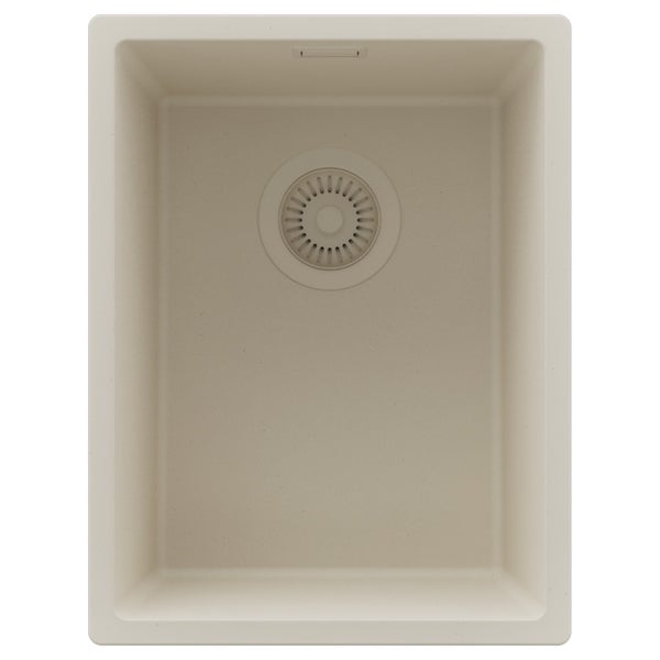 Spülbecken aus Kunststoff mit Ablauffilter