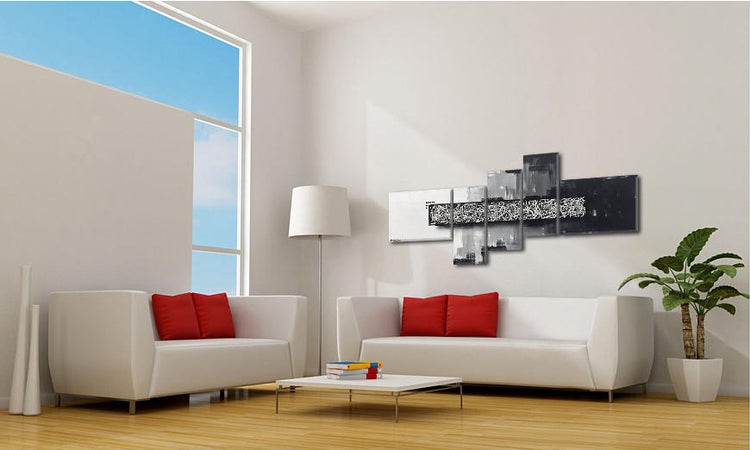 Das Wandbild -Rumble In The Box- 210x80x2 cm handgemaltes Unikat