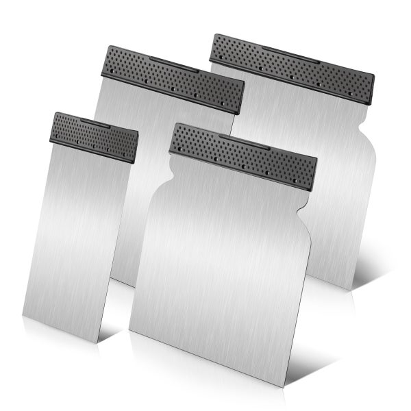 STAHLWERK Spachtelset 12-teilig 50, 80, 100, 120 mm, mit elastischer Klinge