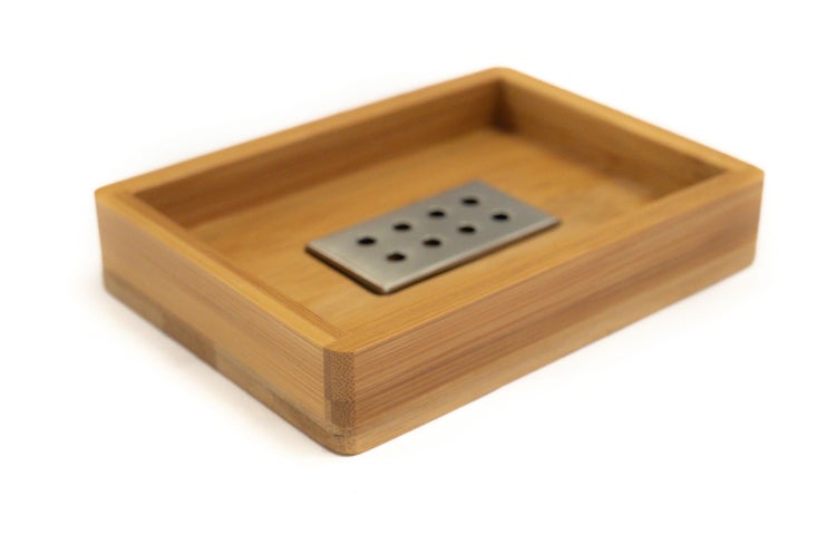 Bagnoxx Seifenschale Viereckig 13,5 x 9,8 x 2,5cm Bambus | HORNBACH