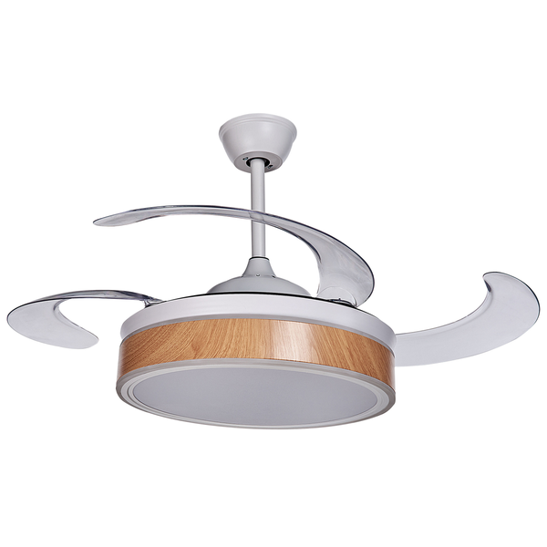 Deckenventilator mit Licht FREMONT mit Fernbedienung Weiß