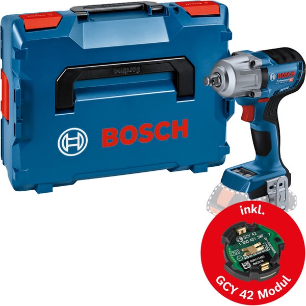 Bosch Akku-Drehschlagschrauber GDS 18V-450 HC Solo inkl. Bluetooth-Modul in L-Boxx - 06019K4001