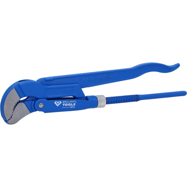 Rohrzange, ein Zoll, Brilliant Tools Logo