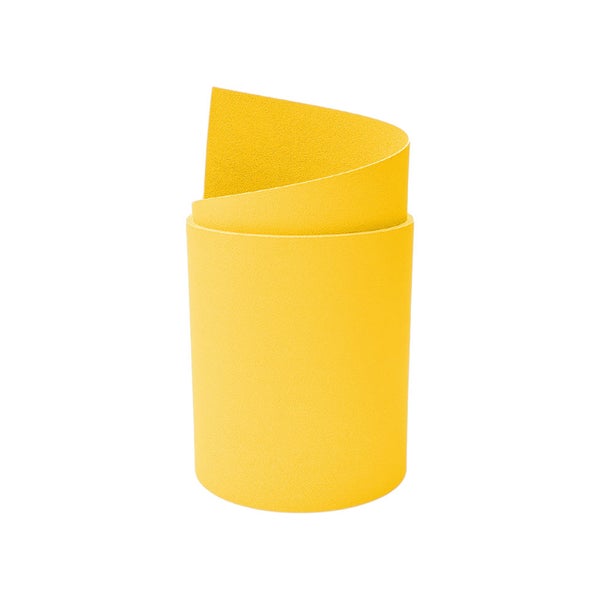 Rolle gelber Schleifpapier Meterware