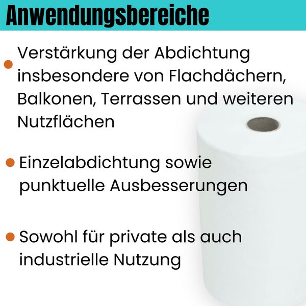 AMF Life Flüssigkunststoffvlies, Spezialvlies, Flüssigabdichtung - 1m x 50m