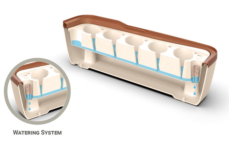 Romberg BoQube L Plus Gewächshaus & Pflanzkasten System - Anzuchtgewächsaus 2-in-1 System für Pflanzenanzucht