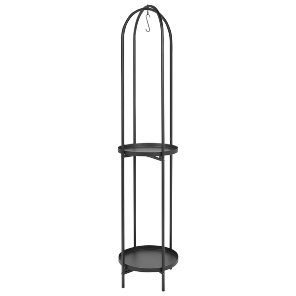 Pflanzenständer TAMARIX Metall 35 cm Schwarz