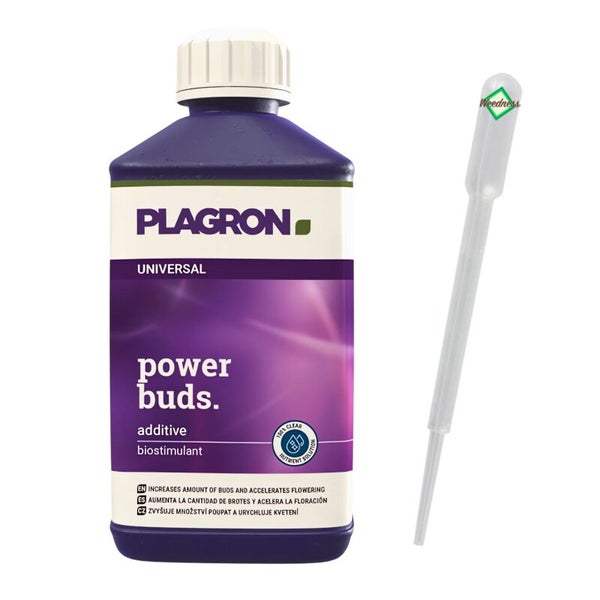 Plagron Power Buds 100 ml - Blütenbooster für kräftige Ernten | Schnelle Blütenbildung & Mehr Knospen in Erde & Hydrosystemen