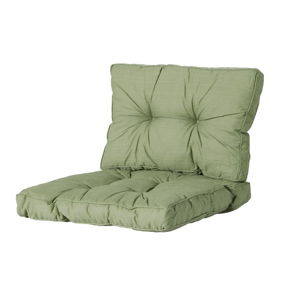 Florance Rückenkissen Basic grün - Ca. 43x60 cm - 2er-Set