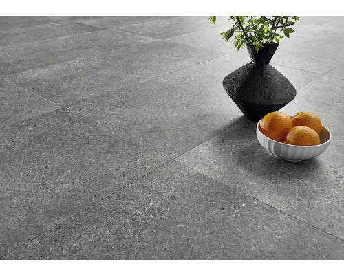 Vinyl 5.0 SPC Fliese Kreuzfuge Ninaventura Graphite