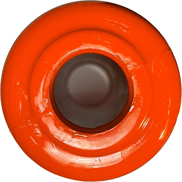 Flexible Premium Absperrpfosten, Poller 100 cm orange Reflexfolie RA2/C - 3 Stück Set