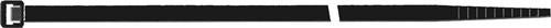 SAPISELCO 100x Kabelbinder Länge 360 mm Breite 4,5 mm schwarz - SEL.3.426