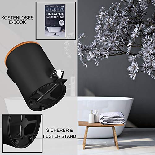 Goldfarbener Standascher mit Entleerungsöffnung