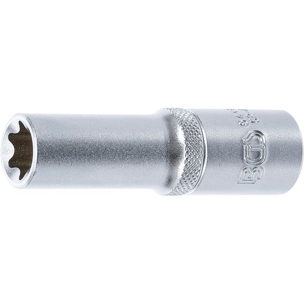 BGS Steckschlüssel-Einsatz E-Profil tief Antrieb Innenvierkant 12,5 mm (1/2) SW E16 - 6446