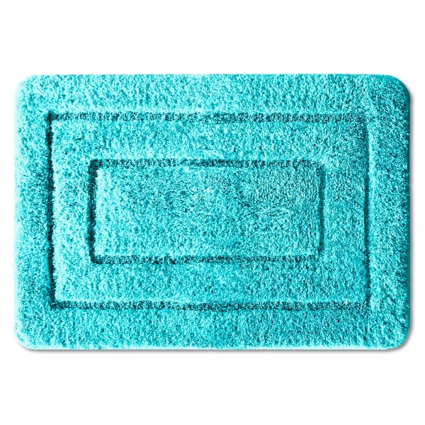 Rechteckige Badematte mit rechteckigem Muster