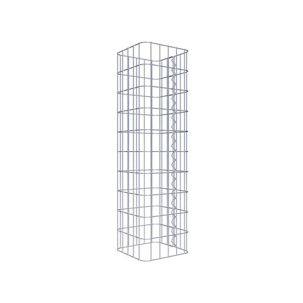 Gabionensäule 27 x 27 cm, MW 5 x 10 cm eckig - Höhe: 1,00 m