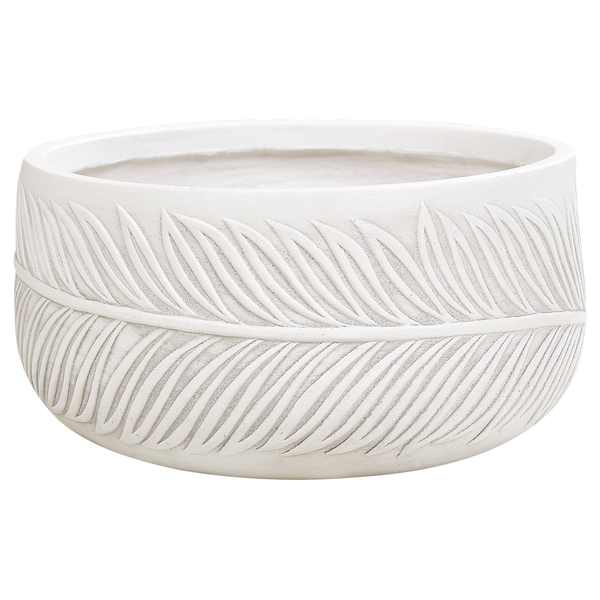 Blumenkübel FTERO 35 cm Cremeweiß