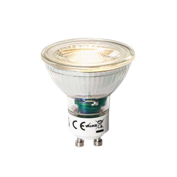 Set mit 5 GU10 3-staps dimbaar LED lamp 7W 700 lm 2700K
