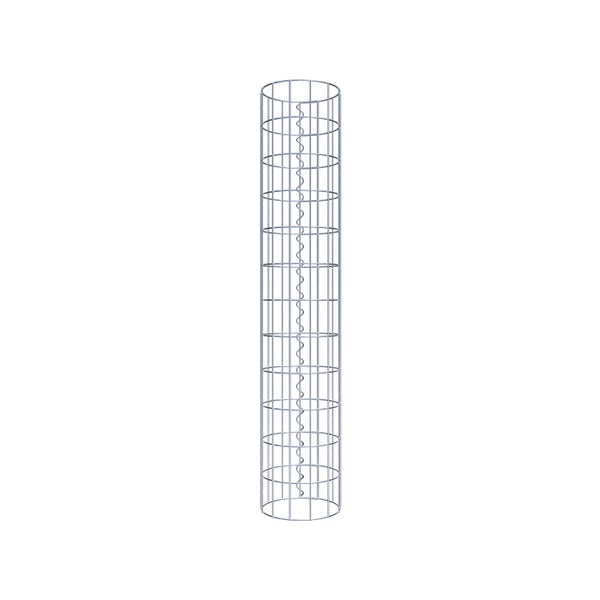Gabionensäule Durchmesser 22 cm, MW 5 x 10 cm rund - Höhe: 1,20 m