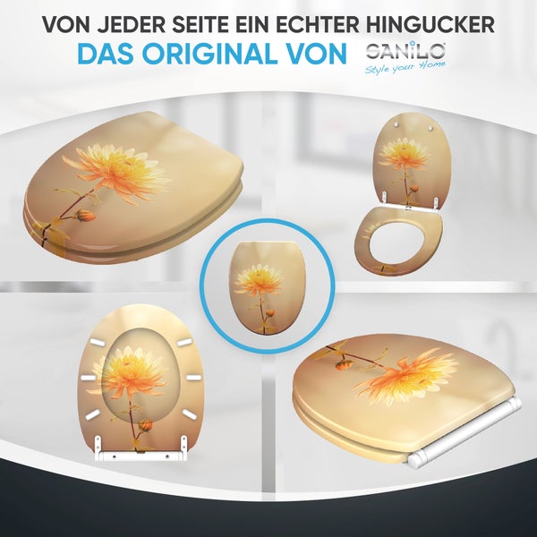 WC-Sitz mit Absenkautomatik & Top Fix Mum