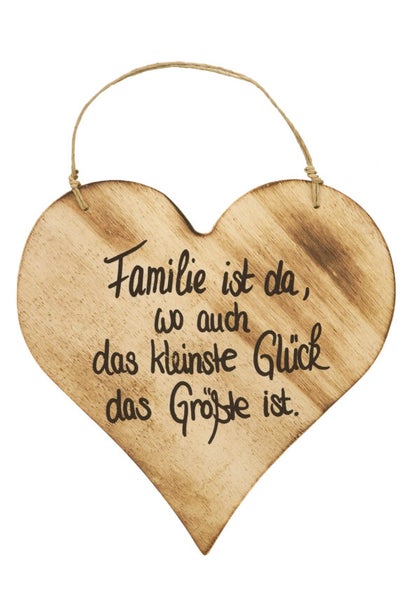 BADEKO Holztafel -Familie/Glück-
