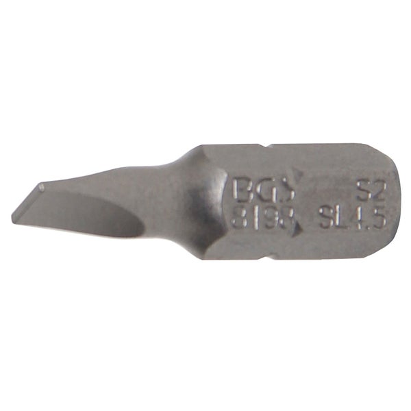 BGS Bit Antrieb Außensechskant 6,3 mm (1/4) Schlitz 4,5 mm - 8198