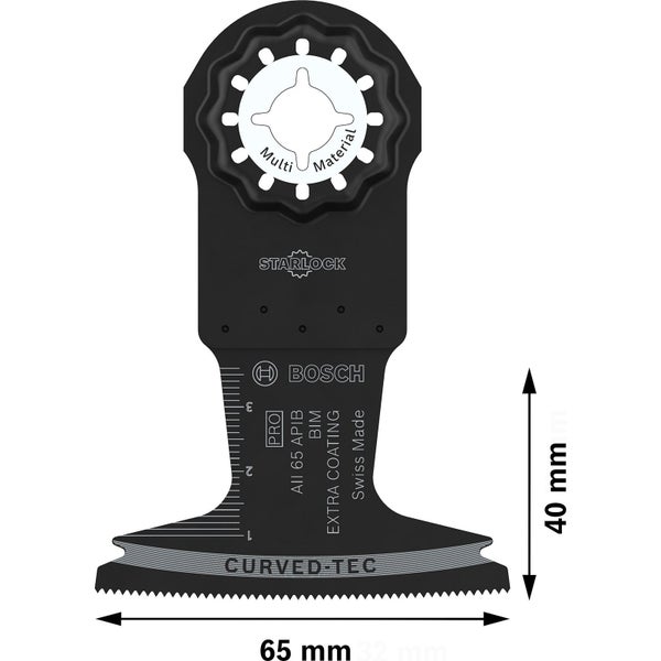 Bosch PRO AII 65 APIB Blatt für Multifunktionswerkzeuge 65 x 40 mm - 2608669081