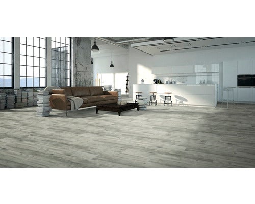 Wand- und Bodenfliese Barbados Grey 30x120cm rektifiziert