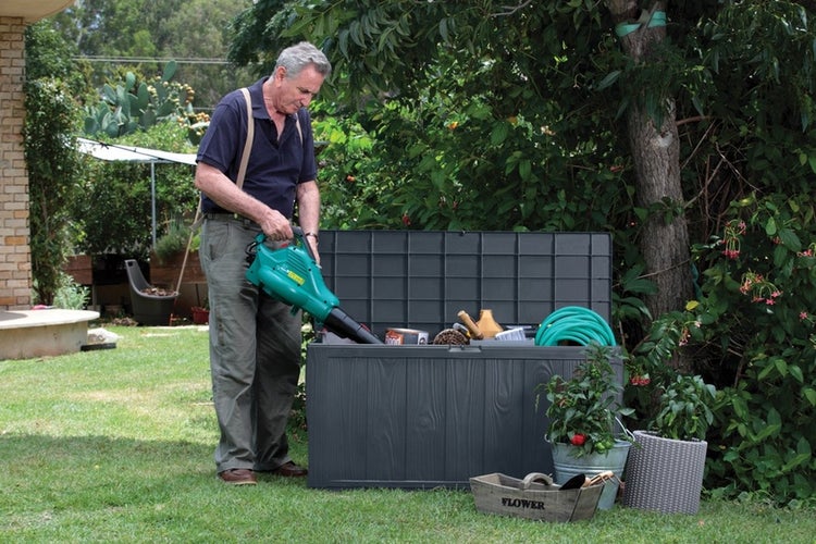 Keter Sherwood Aufbewahrungsbox - 270L - 117x45x58cm - Anthrazit